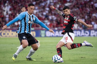 Rio de Janeiro, Rio de Janeiro, Brezilya - 31 Ağustos 2025. Flamengo x Gremio Maracana Stadyumu 'nda.                    