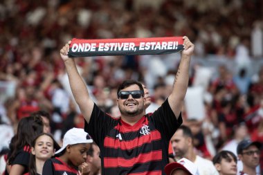 Rio de Janeiro, Rio de Janeiro, Brezilya - 31 Ağustos 2025. Flamengo x Gremio Maracana Stadyumu 'nda.                    