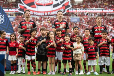 Rio de Janeiro, Rio de Janeiro, Brezilya - 31 Ağustos 2025. Flamengo x Gremio Maracana Stadyumu 'nda.                    