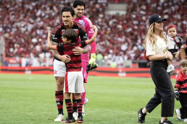 Rio de Janeiro, Rio de Janeiro, Brezilya - 31 Ağustos 2025. Flamengo x Gremio Maracana Stadyumu 'nda.                    