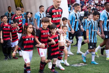 Rio de Janeiro, Rio de Janeiro, Brezilya - 31 Ağustos 2025. Flamengo x Gremio Maracana Stadyumu 'nda.                    