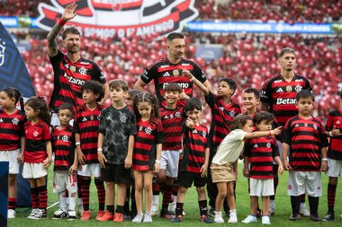 Rio de Janeiro, Rio de Janeiro, Brezilya - 31 Ağustos 2025. Flamengo x Gremio Maracana Stadyumu 'nda.                    