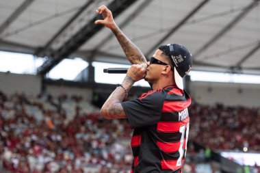 Rio de Janeiro, Rio de Janeiro, Brezilya - 31 Ağustos 2025. Flamengo x Gremio Maracana Stadyumu 'nda.                    