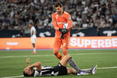 Rio de Janeiro, Rio de Janeiro, Brezilya - 11 Eylül 2025. Botafogo x Vasco Nilton Santos Stadyumu 'nda.                      