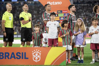 Rio de Janeiro, Rio de Janeiro, Brezilya - 10 Eylül 2025. Fluminense x Bahia Maracana Stadyumu.            