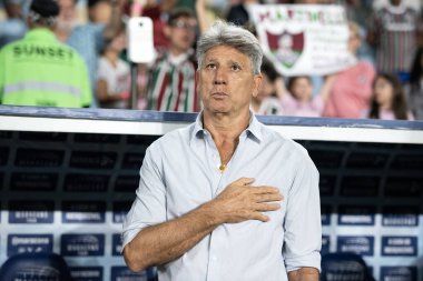 Rio de Janeiro, Rio de Janeiro, Brezilya - 10 Eylül 2025. Fluminense x Bahia Maracana Stadyumu.            