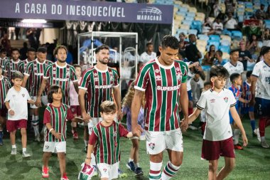 Rio de Janeiro, Rio de Janeiro, Brezilya - 10 Eylül 2025. Fluminense x Bahia Maracana Stadyumu.            