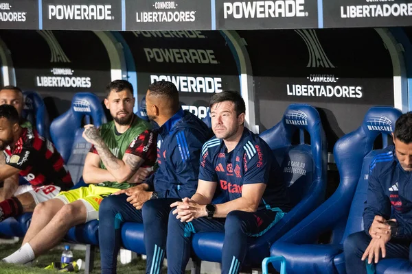 Rio de Janeiro, Rio de Janeiro, Brezilya - 18 Eylül 2025. Maracana Stadyumu 'nda Flamengo x Estudiantes (ARG).                   