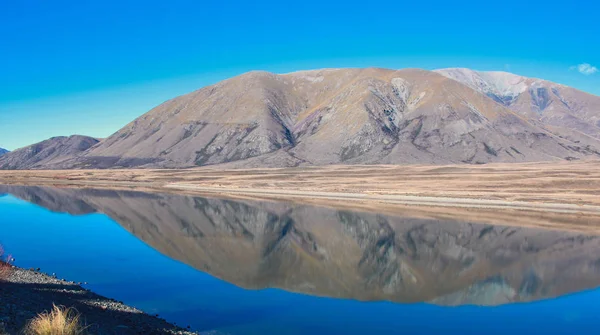 Lake Camp Ashburton Sjöar Distriktet Sydön Nya Zeeland — Stockfoto