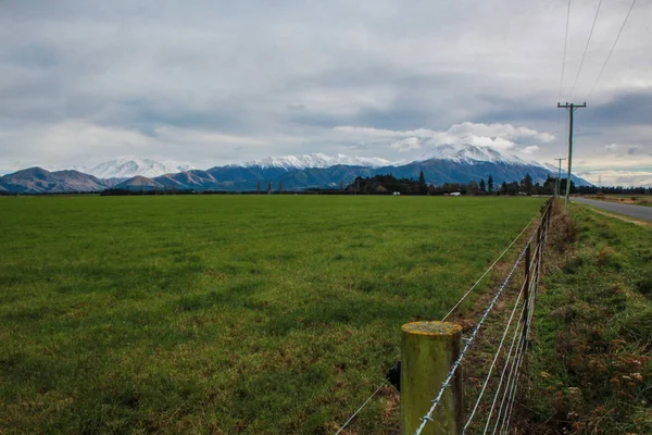 View Mount Hutt Methven Village Canterbury South Island New Zealand — Stock Photo, Image