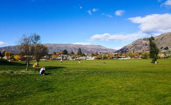 Miasto Wanaka Nowa Zelandia — Zdjęcie stockowe