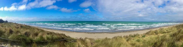 New Brighton Beach Canterbury Sydön Nya Zeeland — Stockfoto