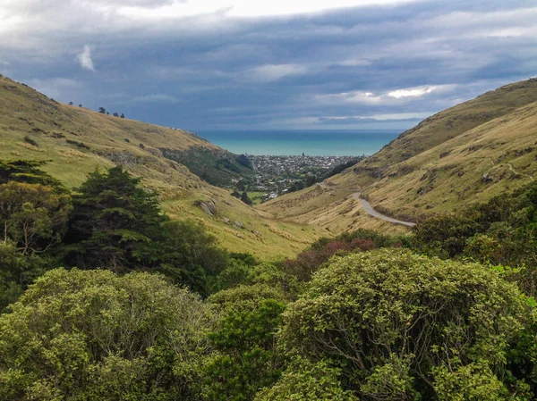 Typowy Krajobraz Wyspie Południowej Nowej Zelandii — Zdjęcie stockowe