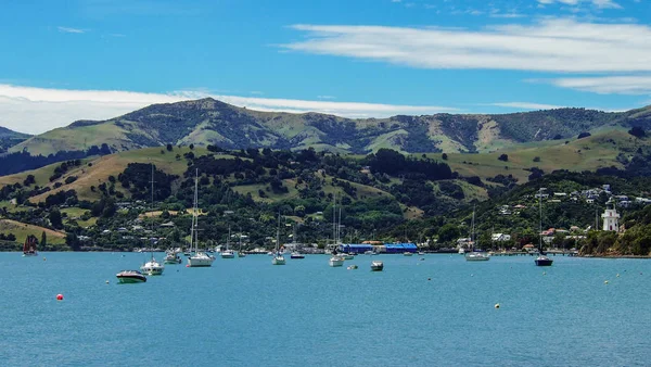 カンタベリー アカロアの町の南の島 ニュージーランド — ストック写真