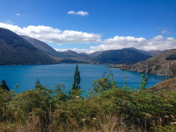 Lago Coleridge Canterbury Ilha Sul Nova Zelândia — Fotografia de Stock