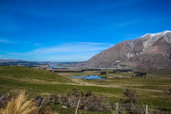 カンタベリー ニュージーランド 南の島の山間の田舎 — ストック写真