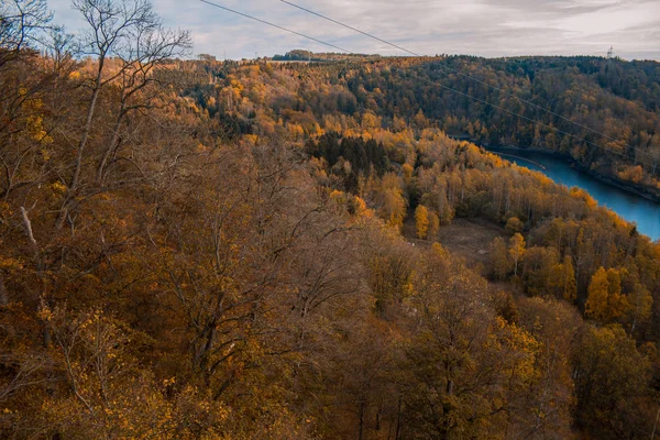 Rappbodetalsperre Río Bode Parque Nacional Las Montañas Harz Alemania — Foto de Stock