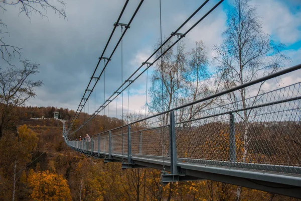 Titan Zawieszenie Most Parku Narodowym Gór Harz Niemcy — Zdjęcie stockowe