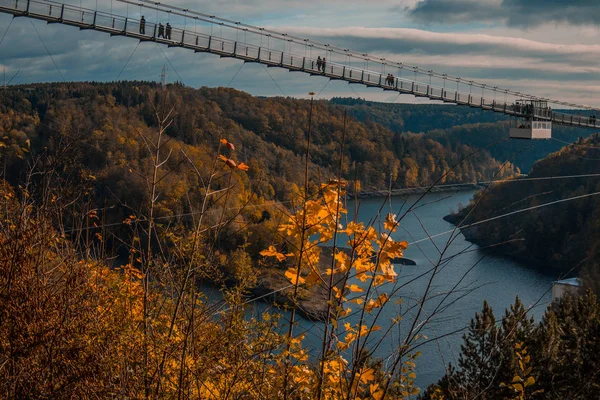 Titan Zawieszenie Most Parku Narodowym Gór Harz Niemcy — Zdjęcie stockowe