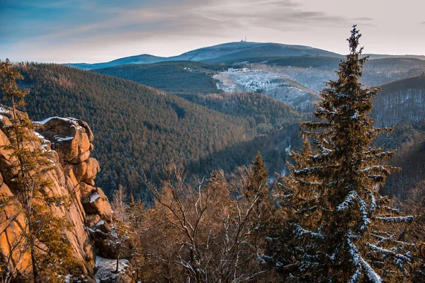 Rabenklippe Parque Nacional Las Montañas Harz Alemania — Foto de Stock