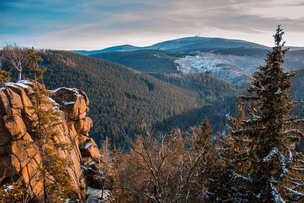 Rabenklippe Parque Nacional Das Montanhas Harz Alemanha — Fotografia de Stock