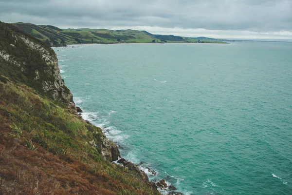 Nugget Point gezichtspunt in Otago, Zuid eiland, Nieuw-Zeeland — Stockfoto