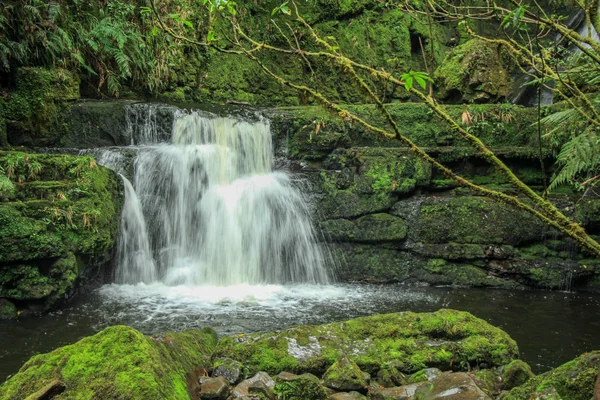 McLean Falls em The Catlins, South Island, Nova Zelândia — Fotografia de Stock