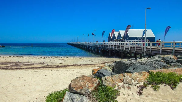 Φημισμένη προβλήτα Busselton στην πόλη Busselton, Δυτική Αυστραλία — Φωτογραφία Αρχείου