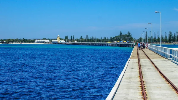 Berömd Busselton brygga i Busselton, Western Australia — Stockfoto