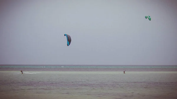 Kite surfer in Dunsborough, West-Australië — Stockfoto