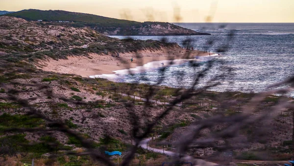 Gün batımında Margaret Nehri'ndeki Plaj, Batı Avustralya — Stok fotoğraf