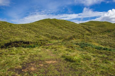 Serra Devassa, Sao Miguel Island, Azores, Portekiz güzel manzara üzerinde görünümü