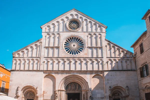 Katedralen Sankt Anastasien Romersk Katolska Katedralen Gamla Stan Zadar Kroatien — Stockfoto