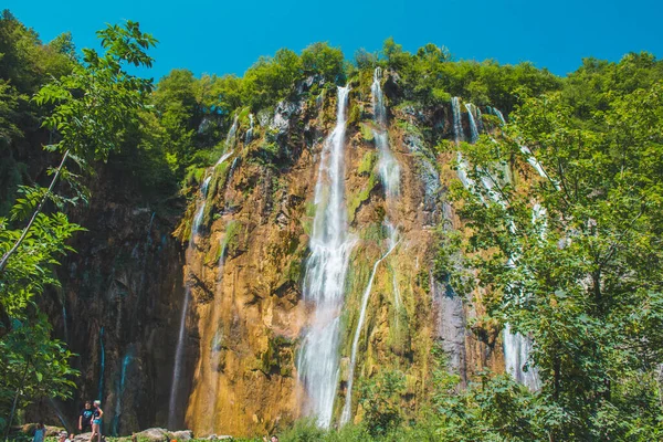 Malerische Landschaft Nationalpark Plitvicer Seen Kroatien — Stockfoto