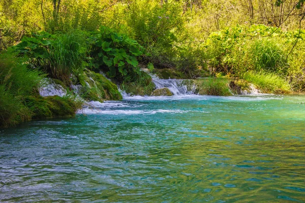 Paysage Pittoresque Parc National Des Lacs Plitvice Croatie — Photo