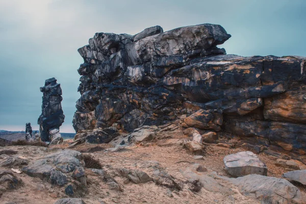 Teufelsmauer Parque Nacional Las Montañas Harz Alemania — Foto de Stock