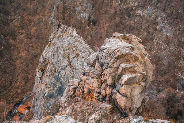 Wildes Bodetal Vom Aussichtspunkt Rosstrappe Nationalpark Harz Deutschland — Stockfoto
