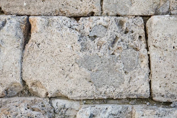 Detail of natural stone wall cladding