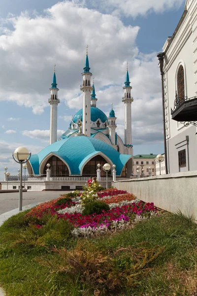 Mosquée Kul Sharif Kazan Kremlin Tatarstan Russie — Photo