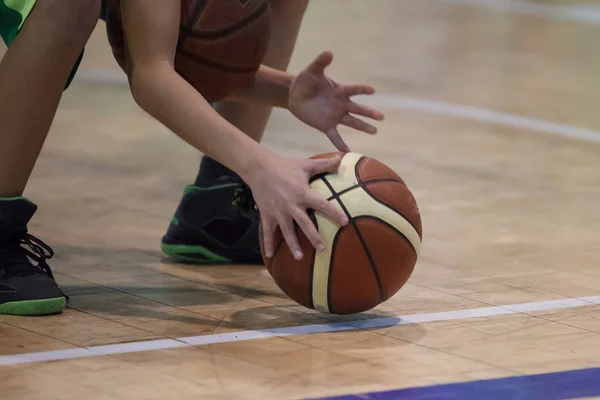 Basketball player. Teen plays in basketball