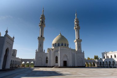 Bolgar, Tataristan, Rusya 'daki yeni güzel beyaz cami