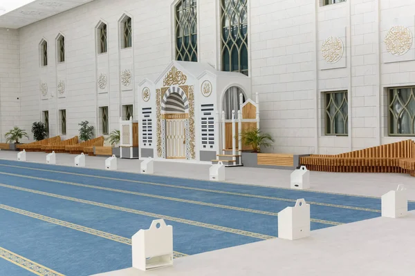 Bolgar Russie Mai 2020 Salle Prière Musulmane Vide Intérieur Image En Vente