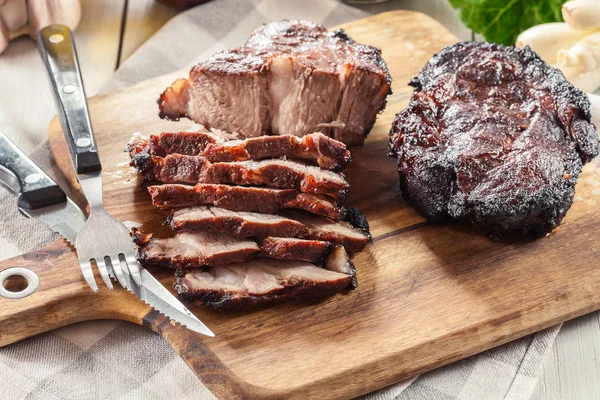 Carne de porco Char Siu - ombro de porco assado chinês — Fotografia de Stock