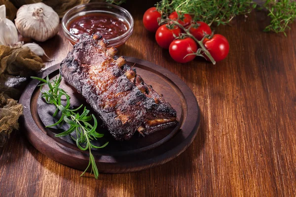 Costillas de cerdo asadas picantes —  Fotos de Stock