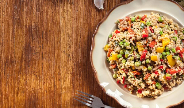 Ensalada Bulgur con verduras — Foto de Stock