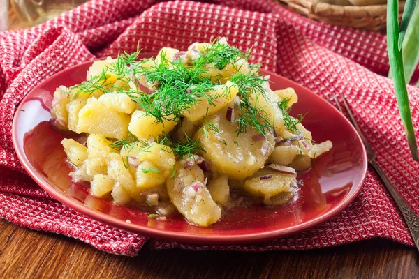 Geleneksel Alman patates salatası — Stok fotoğraf
