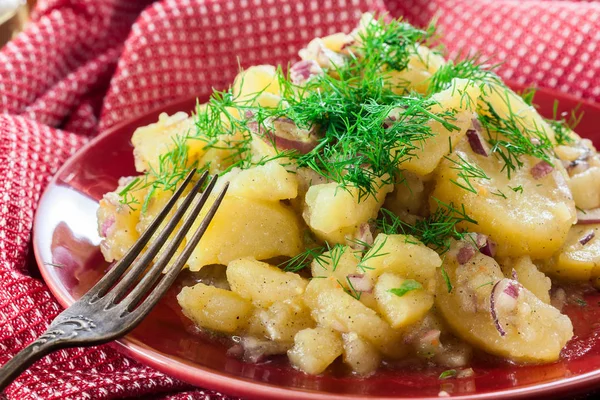 Geleneksel Alman patates salatası — Stok fotoğraf