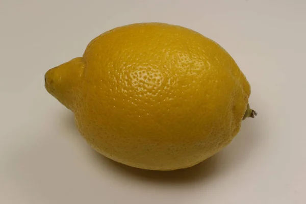 Citron Isolerad Vit Bakgrund — Stockfoto