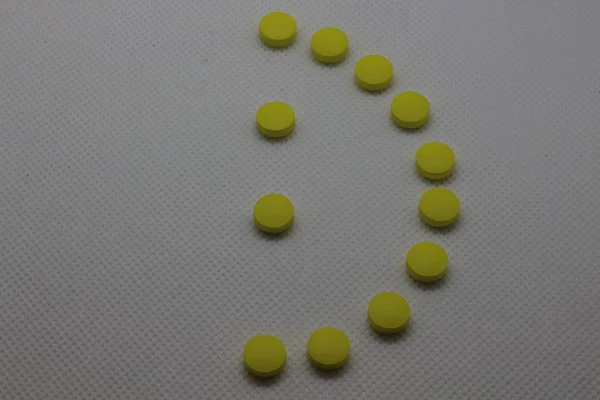 Tabletten Geneeskunde Voor Gezondheid Van Mens Voor Het Genezen Van — Stockfoto