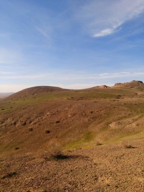 Türkmenistan dağlarında Vadisi.